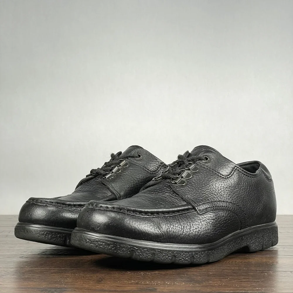 Red Wing Shoes Mens 9 Black Leather Comfort Shoes USA Lace-Up Classic Minimalist